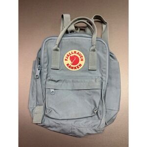 Fjallraven Kanken Mini Backpack Blue 23561 Vinylon F Everyday Bag